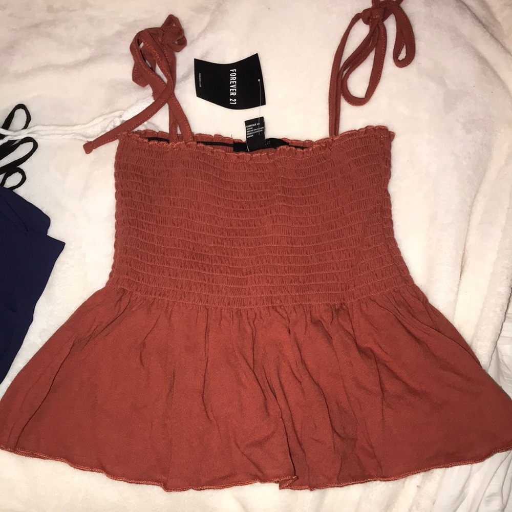 Ruched tank top